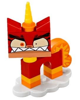 LEGO Minifigure-Angry Unikitty-Collectible Minifigures / Unikitty!-coluni1-2-Creative Brick Builders